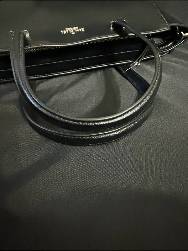Kate Spade Geraldine Patterson Drive Black Leather Tote Shoulder Bag NWT - Image 12
