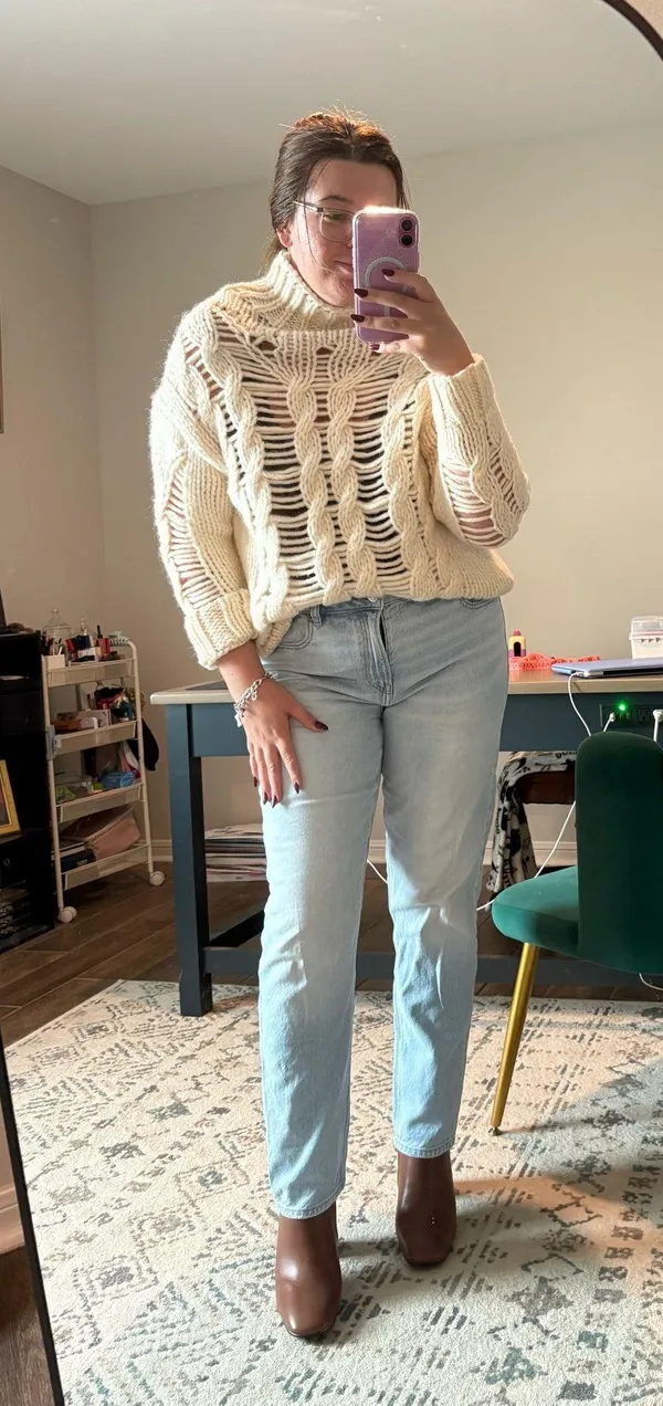 ZARA Crochet Sweater - Image 2