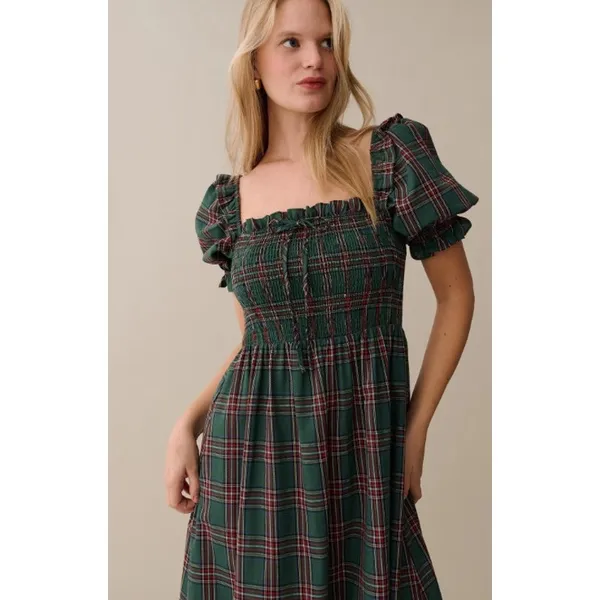 Few Moda x Carly A. Riordan Matilda Plaid Maxi Dress Sz. S - Image 3