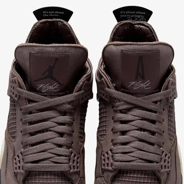 Nike Air Jordan 4 Retro X A Ma Maniére 'Violet Ore' High Top Sneakers - Image 4