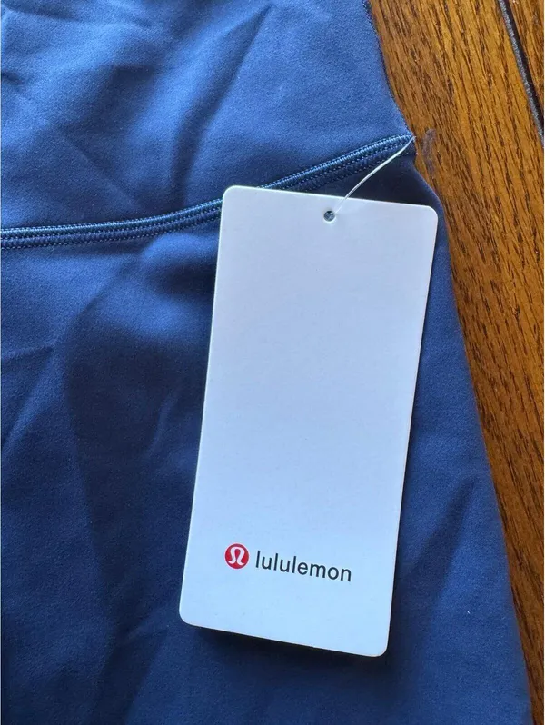 Lululemon Wunder Train High Rise 23” Mineral Blue Size 6 NWT - Image 5
