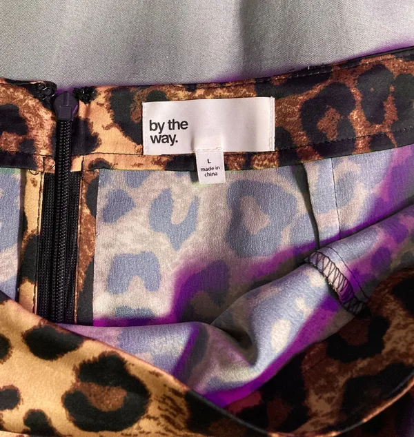 Cheetah Print Mini Skirt - Image 4