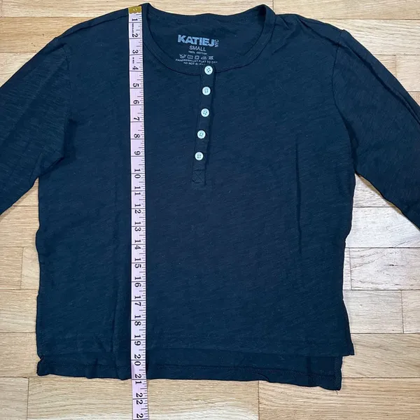 KatieJ nyc black sleeve shirt - Image 5