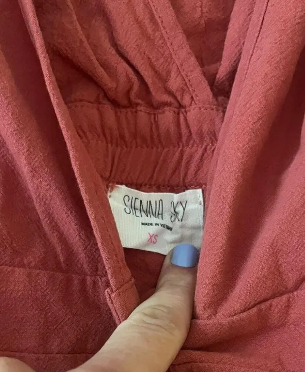 Light Red Sienna Sky Jumper/Dress Size xs - Image 3