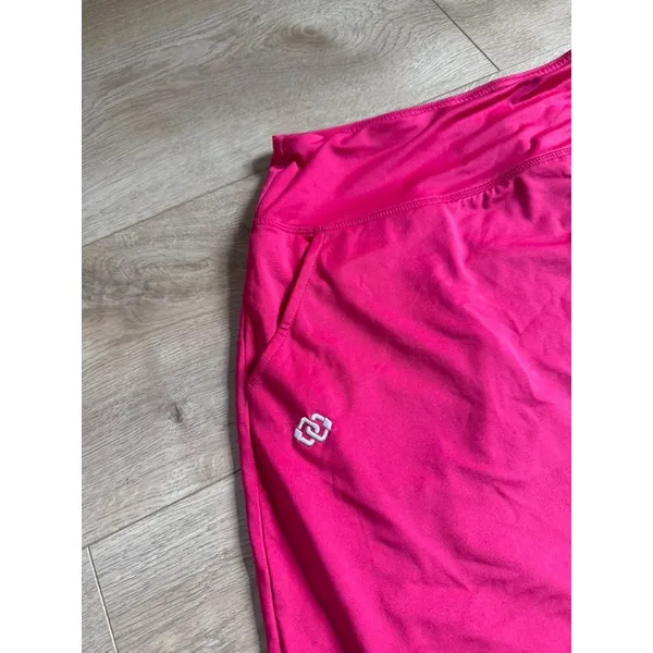 EUC Mofiz Pleated Tennis Skirt Skort bright pink Pickleball Golf Athletic sz L - Image 4