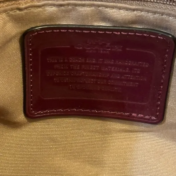 Coach Signature Stripe Purse - Image 8