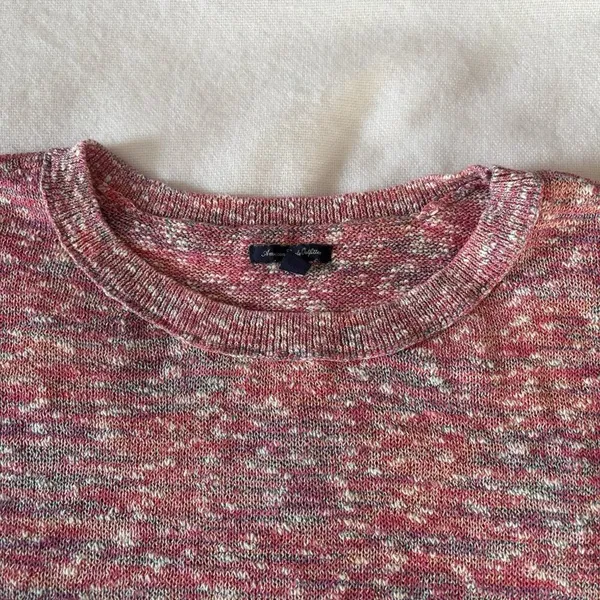 Vintage 90s American Eagle Womens Size‎ Small Sweater 3/4 Sleeve Pink Coquette - Image 7