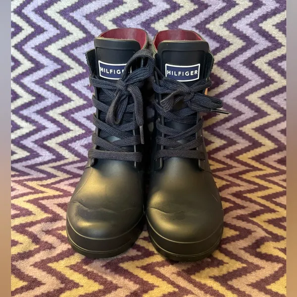 Tommy Hilfiger Women's Waterproof Boots Blue Size 6 Timone-M - Image 2