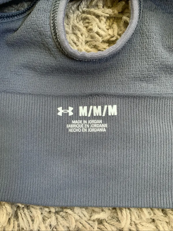 Under Armour vanish seamless low size medium gray sports bra - Image 5