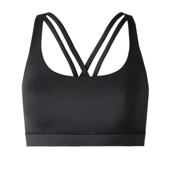 Lululemon Black‎ Energy Criss Cross Back Sports Bra Size 2 - Image 3