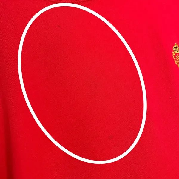 Vintage Lauren Ralph Lauren T-Shirt Red FLAWS Short Sleeve Crest Logo Women‎ Lrg - Image 10