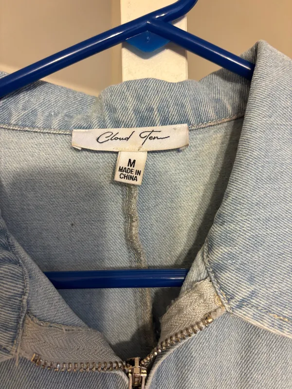 Boutique Denim Romper - Image 2