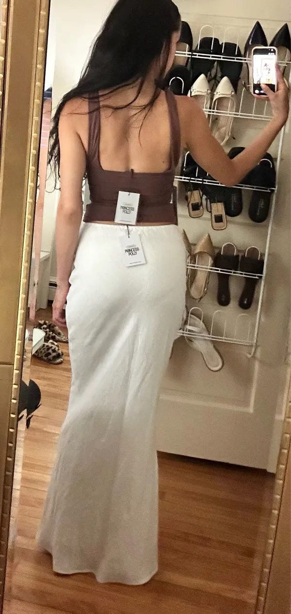 Princess Polly Linen Blend Maxi Skirt - Image 2