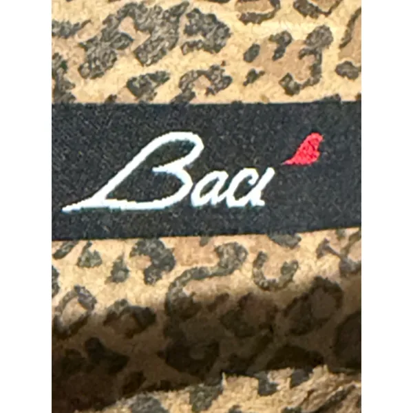 Baci Daisy Floral Tapestry Booties Faux Fur Pom Pom Kitten Heel Black Multi 9M - Image 5