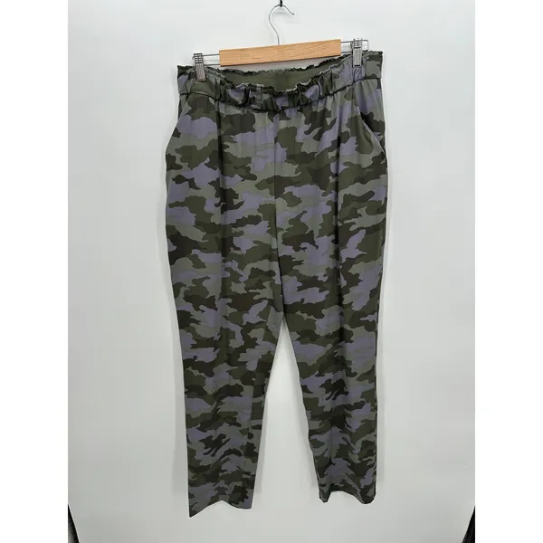 Lululemon Keep Moving Pant 7/8 High Rise Camo Brier Rose Sz 12 Workout - Image 2