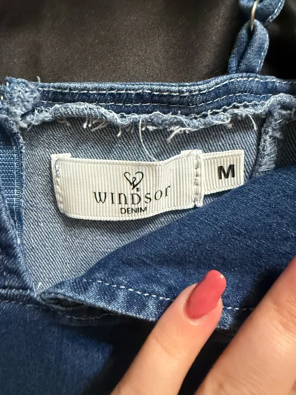windsor denim romper dress  - Image 3