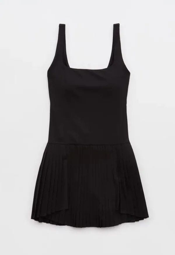 NWT OFFLINE By Aerie You Serve Pleated Dress Size M - Image 4