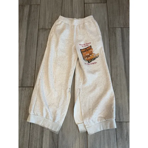 Boys Lie All That Baggage Terry Natural Sweatpants size Small - Image 3