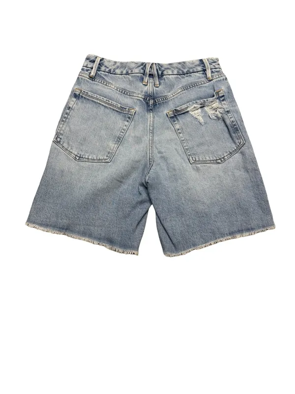 💙 Good American Good ’90s Denim Shorts Size 2/26 Light Wash Cutoff Jean Shorts 💙 - Image 5