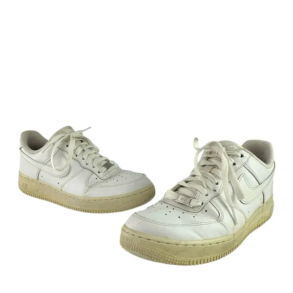 Nike Air Force 1 Low '07 Women's White Lace Up Leather Sneakers Shoes Size 9 - Image 5