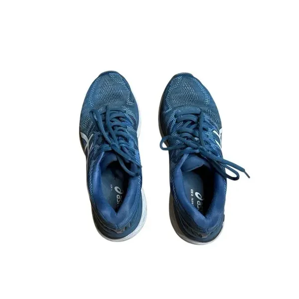 Asics Gel-Nimbus 20 Blue White Women US 8 Running Shoes Sneakers T850N C6 - Image 4