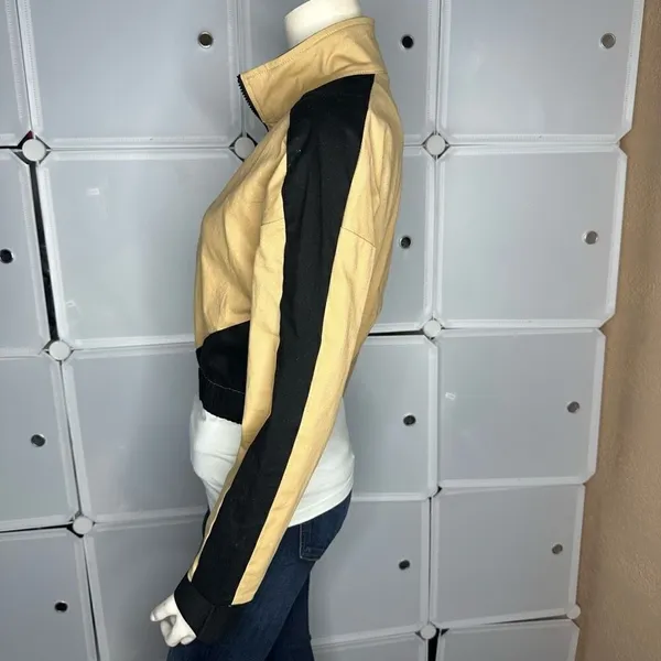 Tiger Mist Harley Crop Jacket Size Small - Image 11