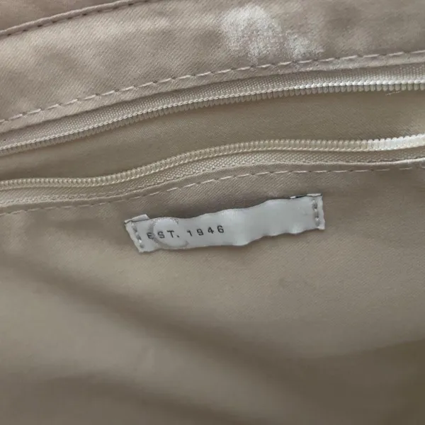 Est 1946 100% Linen Purse Tan - Image 8