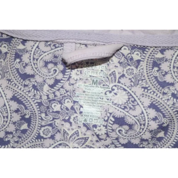 Berkley Jensen Paisley Print Three Piece Pajama Set - Image 2