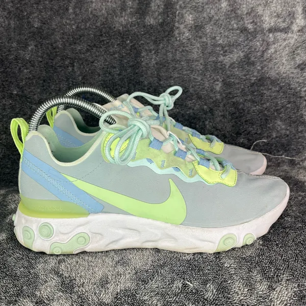 Nike React Element 55 Women's Shoes Frosted Spruce Running Sneakers 8 - Image 4