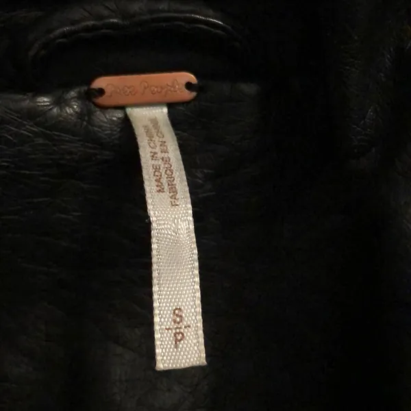 Free people leather boomer jacket - Image 2