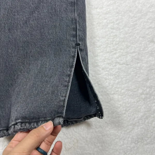 Abercrombie & Fitch 90s Straight Ultra High Rise Curve Love Jeans 27 4R Black - Image 3