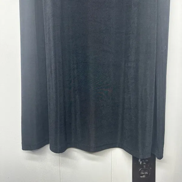 Kathy Ireland Essentials Women’s XL Black Pull On Skirt Stretch Casual Classic - Image 2