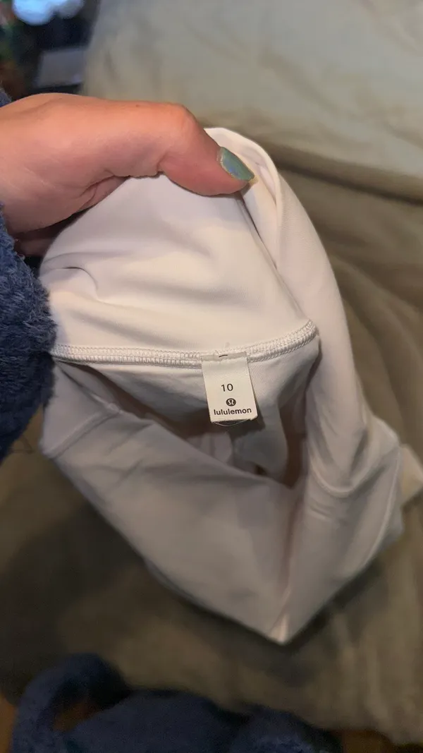 White Lululemon Leggings - Image 2
