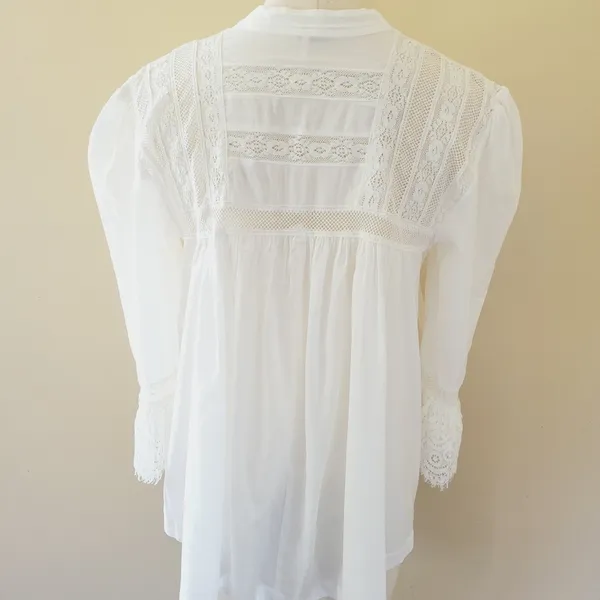 Free People Esme embroidered blouse size s… - Image 8
