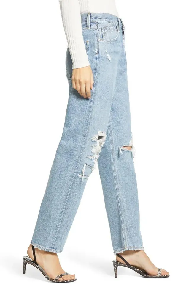 AGOLDE 90s Ripped Loose Jeans - Image 4