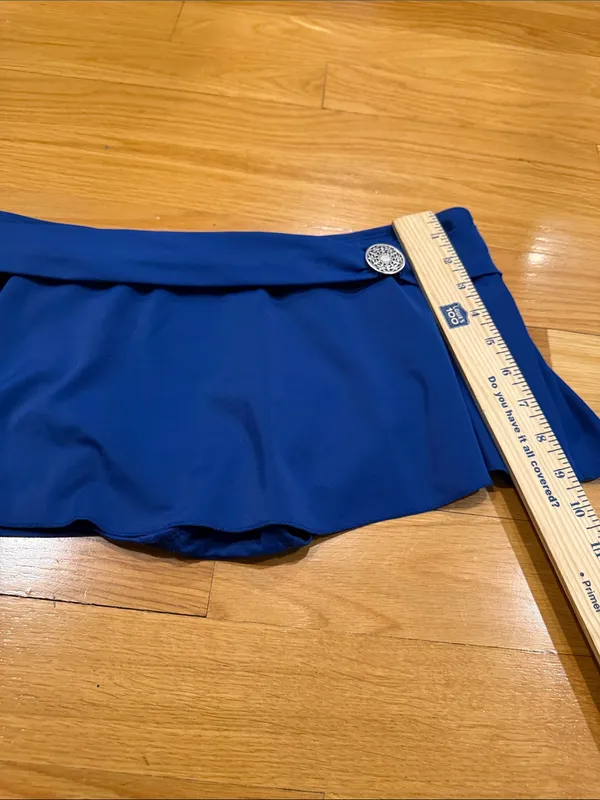 Merona blue swimsuit skirt size medium. - Image 3