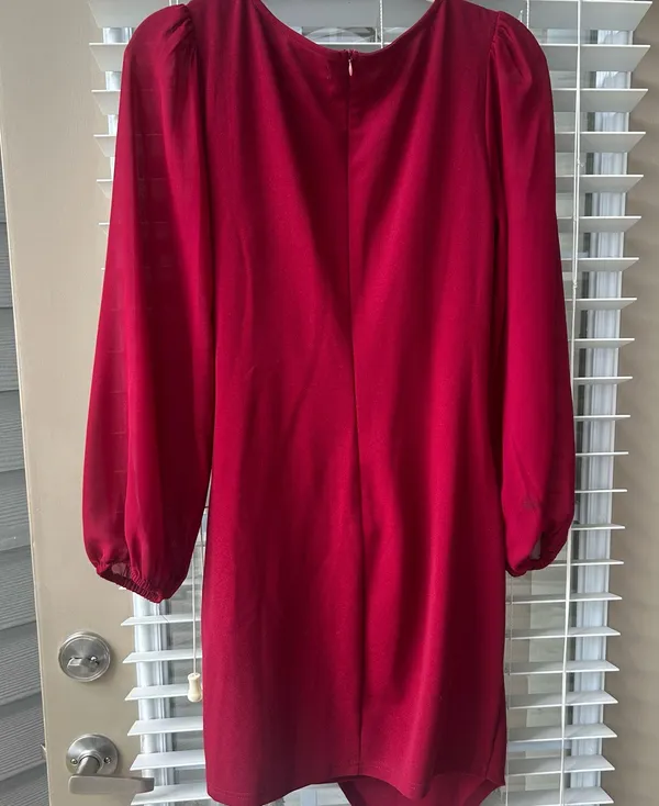Red semi formal dress Size M - Image 3