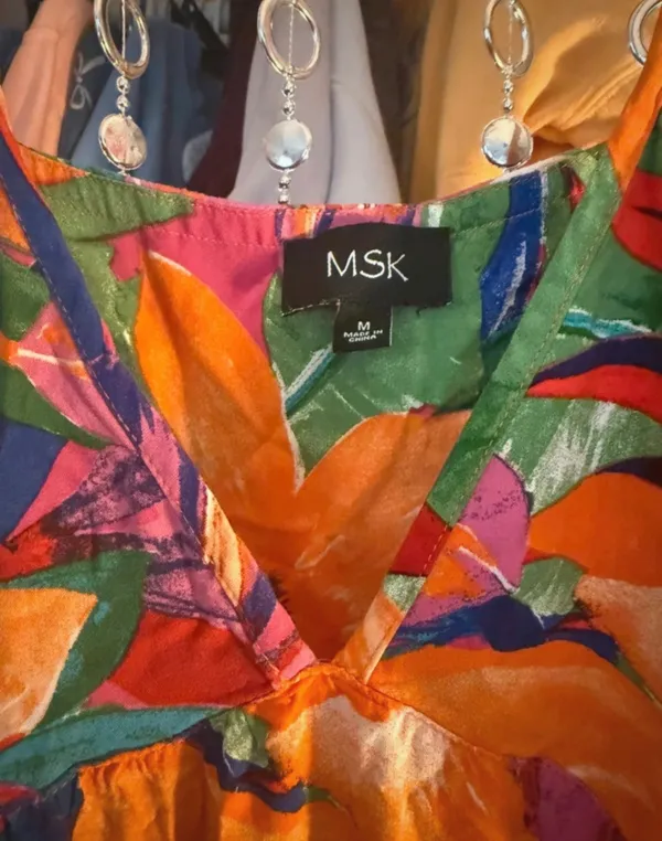 MSK Multicolored Maxi Dress   - Image 3