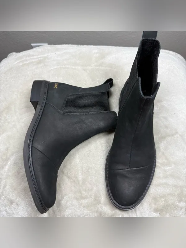 Tom’s Charlie Pull on chealsea Booties SZ:7.5 - Image 4