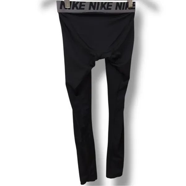 Nike | NWOT Jordan Black Dri-FIT Swoosh Leggings with Logo Waistband (size M) - Image 4