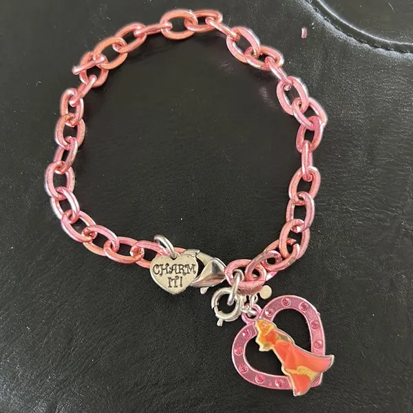Charm It Disney Sleeping Beauty Bracelet Pink - Image 2