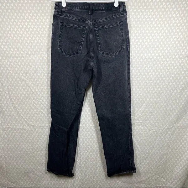 Abercrombie & Fitch Black The 90s Straight Ultra High‎ Rise Jeans - Image 4