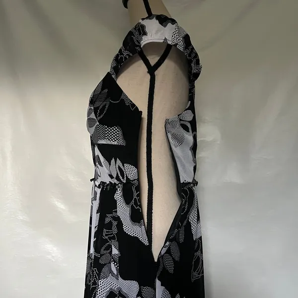 Signature Sangria Midi Floral Dress 10 Romantic Old Hollywood Retro Rockabilly - Image 8