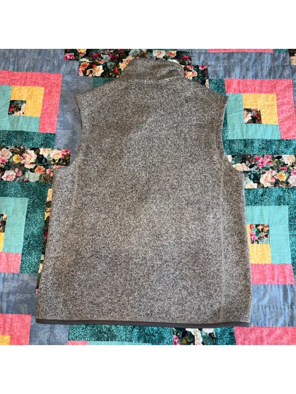 Patagonia $129 NEW Womans M Gray Fleece Vest Better Sweater Outdoor Full Zip Med - Image 4