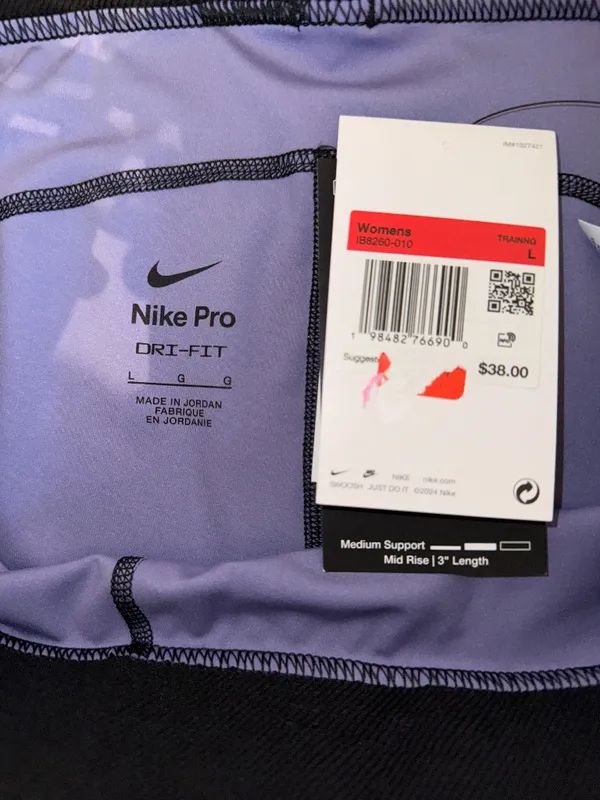 Nike Prop 3" Purple Shorts - Image 4