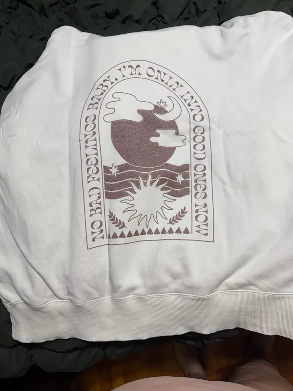 Spiritual Gangster No Bad Feelings oversized hoodie - Image 4