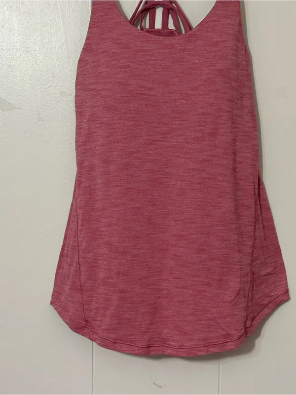 Lululemon Moment to Movement 2-in-1 Tank Cherry Tint Size 4 - Image 5