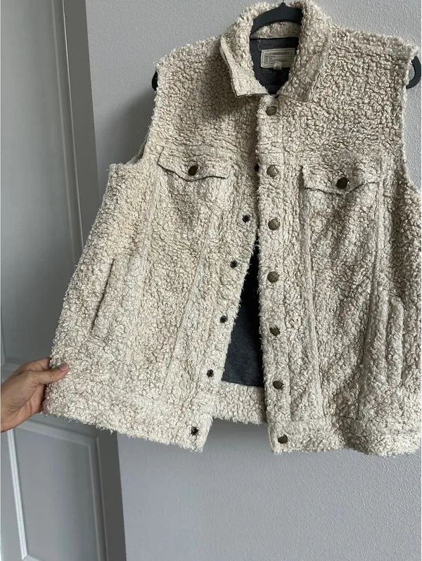 Current/Elliott Sherpa Vest Size 2 Size M - Image 2