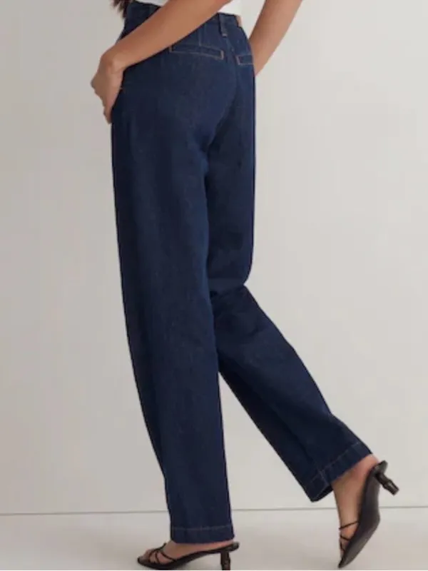 Like New Madewell Baggy Straight Jeans Size 28 - Image 4