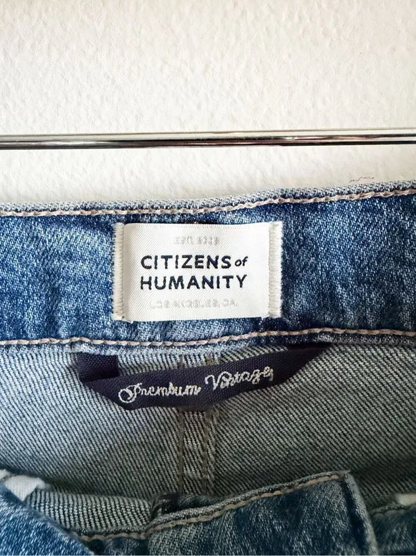 Citizen of Humanity Annabelle Vintage Relaxed Jean Short Size 25 - Image 6